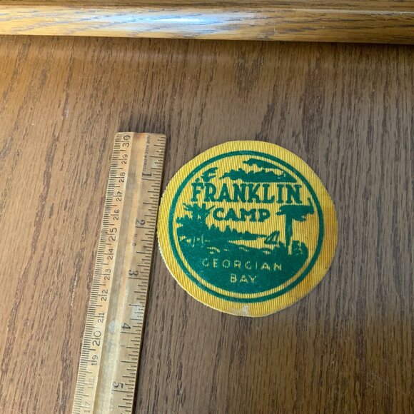 VINTAGE PATCH BADGE for FRANKLIN CAMP GEORGIAN BAY ONTARIO CANADA - LOT OF 2 - Picture 4 of 4